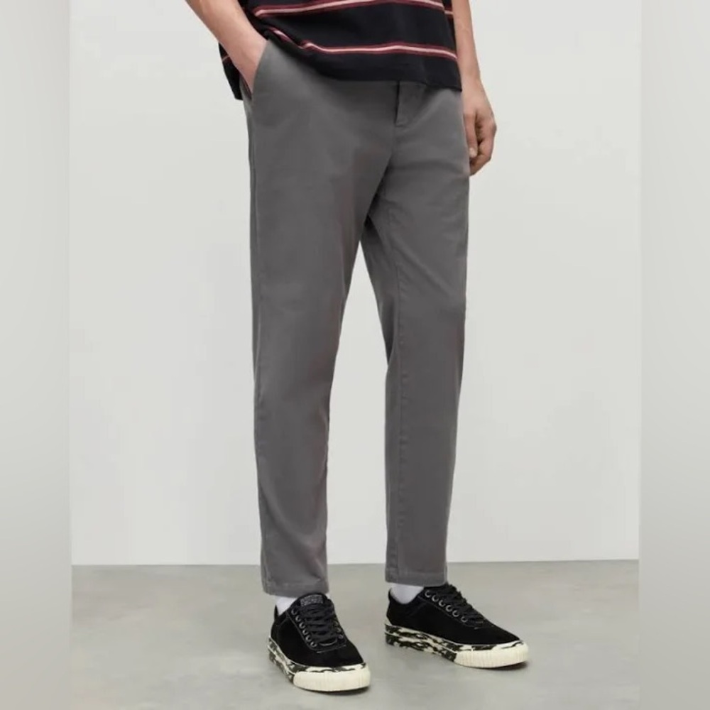 Men's AllSaints Volt Slim Fit Chinos - Grey